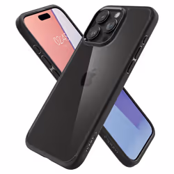 Spigen ACS06570 mobile phone case 17 cm (6.7") Cover Black, Transparent