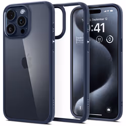 Spigen ACS06573, Cover, Apple, iPhone 15 Pro Max, 17 cm (6.7"), Navy