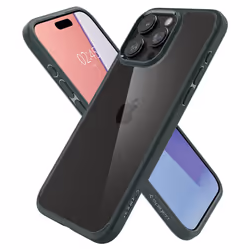 Spigen ACS06574 mobile phone case 17 cm (6.7") Cover Green, Transparent
