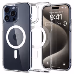 Spigen ACS06576, Cover, Apple, Phone 15 Pro Max, 17 cm (6.7"), White