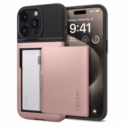 Spigen ACS06590, Cover, Apple, iPhone 15 Pro Max, 17 cm (6.7"), Rose gold