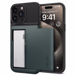 Spigen ACS06592, Cover, Apple, iPhone 15 Pro Max, 17 cm (6.7"), Green