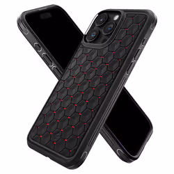 Spigen ACS06604 mobile phone case 17 cm (6.7") Cover Black, Red