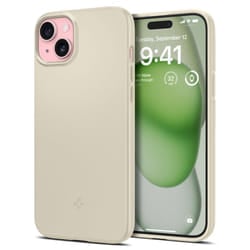 Spigen Thin Fit mobile phone case 17 cm (6.7") Cover Beige