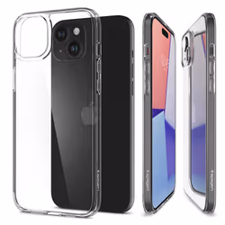 Spigen Airskin Hybrid, Cover, Apple, iPhone 15 Plus, 17 cm (6.7"), Transparent