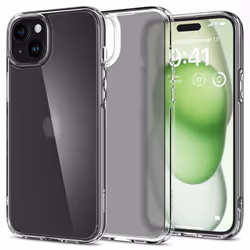 Spigen ACS06655, Cover, Apple, iPhone 15 Plus, 17 cm (6.7"), Transparent