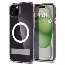 Spigen Ultra Hybrid S, Cover, Apple, iPhone 15 Plus, 17 cm (6.7"), Transparent