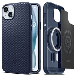 Spigen Mag Armor mobile phone case 17 cm (6.7") Cover Blue