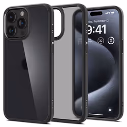 Spigen ACS06709, Cover, Apple, iPhone 15 Pro, 15.5 cm (6.1"), Black