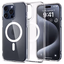 Spigen ACS06719, Cover, Apple, iPhone 15 Pro, 15.5 cm (6.1"), Transparent