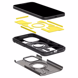 Spigen ACS06732 mobile phone case 15.5 cm (6.1") Cover Grey, Metallic