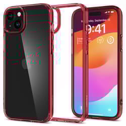 Spigen ACS06794 mobile phone case 15.5 cm (6.1") Cover Red, Transparent