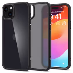 Spigen ACS06797, Cover, Apple, iPhone 15, 15.5 cm (6.1"), Black