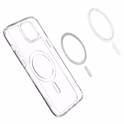 Spigen ACS06802 mobile phone case 15.5 cm (6.1") Cover Transparent, White