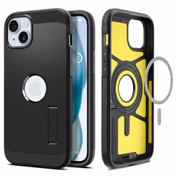 Spigen ACS06811, Cover, Apple, iPhone 15, 15.5 cm (6.1"), Black