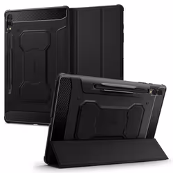 Spigen Rugged Armor Pro, Flip case, Samsung, Galaxy Tab S9 Plus, 31.5 cm (12.4"), 392 g