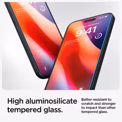 Spigen Glas.tR Slim HD Phone 16 / iPhone 15 Screen Protector - Additional view 3