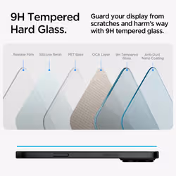 Spigen Glas.tR Slim HD Phone 16 / iPhone 15 Screen Protector - Additional view 4
