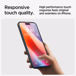 Spigen Glas.tR Slim HD Phone 16 / iPhone 15 Screen Protector - Additional view 6