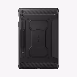 Spigen Rugged Armor Pro Galaxy Tab S9 FE+ Case Black, Cover, Samsung, Galaxy Tab S9 FE+, 31.5 cm (12.4")