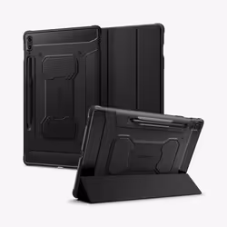 Spigen Rugged Armor Pro Galaxy Tab S9 FE+ Case Black