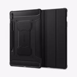 Spigen Rugged Armor Pro Galaxy Tab S9 FE+ Case Black
