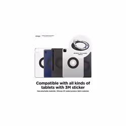 Magnetic Ring Compatible with iPad and All Kinds of Tablets with 3M Sticker Compatible iPad Magnetic Stand - Slim tickness(2.7mm) / Powerful Magnetic