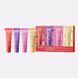 LANEIGE Mini Lip Glowy Balm Set: Keeps Lips Hydrated  Glossy  and Moisturized with Nourishing Shea and Murumuru Butters