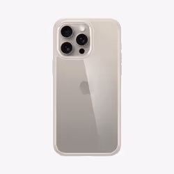 Spigen Ultra Hybrid iPhone 15 Pro Max Case Natural Titanium, Cover, Apple, iPhone 15 Pro Max, 17 cm (6.7"), Titanium