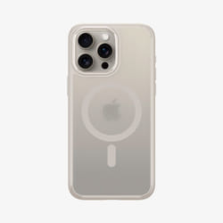Spigen Ultra Hybrid (MagFit) iPhone 15 Pro Case Frost Natural Titanium