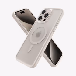 Spigen Ultra Hybrid (MagFit) iPhone 15 Pro Case Frost Natural Titanium