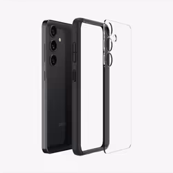 Spigen ACS07329 mobile phone case 17 cm (6.7") Cover Black, Transparent
