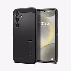 Spigen Galaxy S24 Case Tough Armor Black, Cover, Samsung, Galaxy S24 (2024), 15.8 cm (6.2"), Black