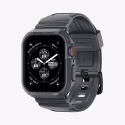 Spigen Rugged Armor Pro Case Grey Thermoplastic polyurethane (TPU)