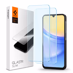 Spigen Galaxy A25 5G Glass Screen Protector GLAS.tR Slim 2PCS Clear, Samsung, Galaxy A15 4G (2024) Galaxy A15 5G (2024) Galax ...