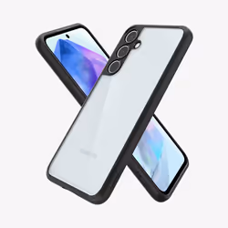 Spigen Ultra Hybrid mobile phone case 16.8 cm (6.6") Cover Black, Transparent