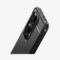 Spigen Rugged Armor Xiaomi Redmi Note 13 Case Matte Black