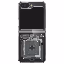 Spigen AirSkin Zero One Galaxy Z Flip 6 Case, Cover, Samsung, Galaxy Z Flip 6, 17 cm (6.7"), Black, Grey, Transparent