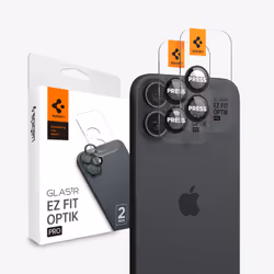 Spigen Optik Pro EZ Fit, Approach, iPhone 16 Plus, Dust resistant, Scratch resistant, Transparent, 2 pc(s)