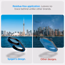 Spigen Glas.tR Optik iPhone 16 Plus / iPhone 16 Camera Lens Protector [2 Pack] Black - Additional view 7