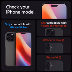 Spigen Glas.tR EZ Fit HD iPhone 16 Pro Tempered Glass