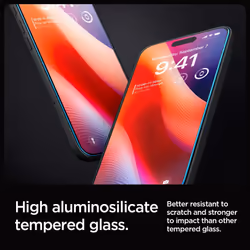 Spigen Glas.tR EZ Fit HD iPhone 16 Pro Tempered Glass