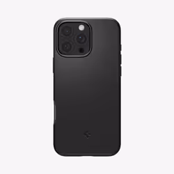 Spigen Thin Fit, Cover, Apple, iPhone 16 Pro Max, 17.5 cm (6.9"), Black