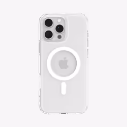 Spigen Ultra Hybrid (MagFit), Cover, Apple, iPhone 16 Pro Max, 17.5 cm (6.9"), Transparent, White