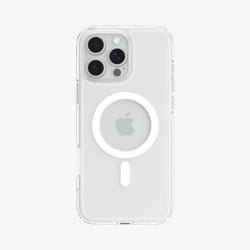 Spigen Ultra Hybrid (MagFit) mobile phone case 17.5 cm (6.9") Cover Transparent, White