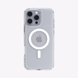Spigen Ultra Hybrid (MagFit) mobile phone case 17.5 cm (6.9") Cover Transparent, White