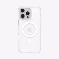 Spigen Ultra Hybrid (MagFit), Cover, Apple, iPhone 16 Pro Max, 17.5 cm (6.9"), Transparent, White