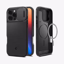 Spigen Optik Armor Cover iPhone 16 Pro Max MagFit Black - Additional view 2