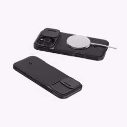 Spigen Optik Armor Cover iPhone 16 Pro Max MagFit Black - Additional view 4