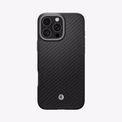 Spigen Enzo Aramid, Cover, Apple, iPhone 16 Pro Max, 17.5 cm (6.9"), Black